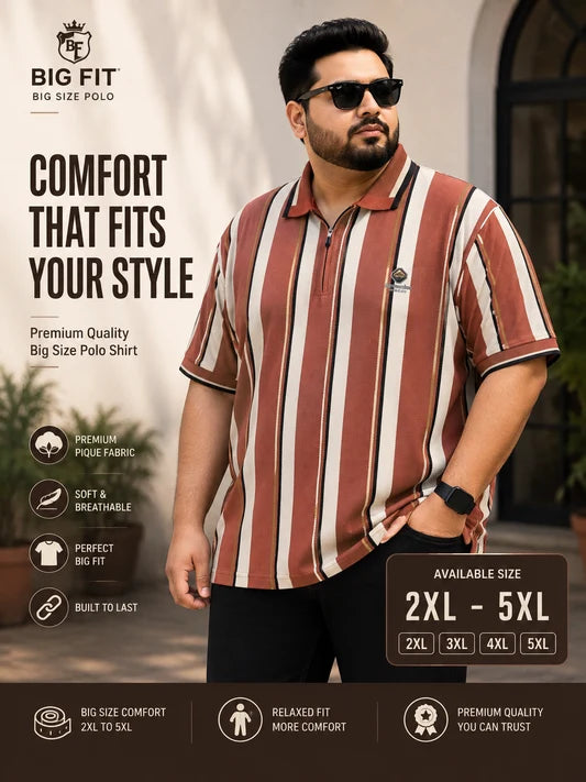 Rose Contrast Cnx Polo T-Shirt |Plus
