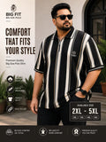 Black Contrast Cny Polo T-Shirt |Plus