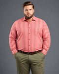 Rose Pink Stripe Shirt-PCS