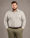 Ash Colour Printed Shirt-PPS