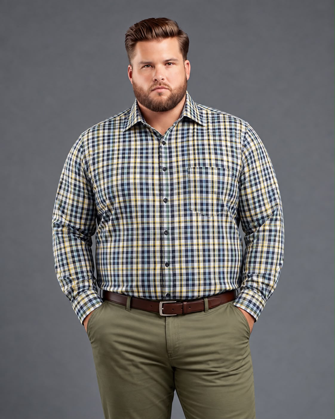 Yellow Black Stripe Shirt-PSS