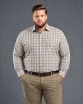 Cream Ash Stripe Shirt-PSS