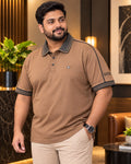 Coffee Colour Polo T-Shirt-BRM