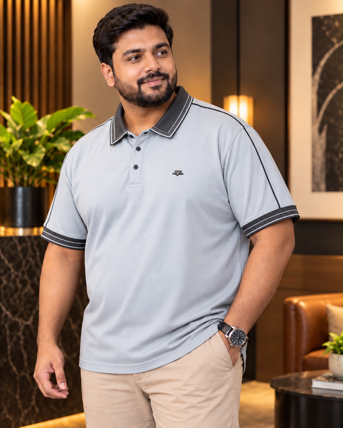 Sky Colour Polo T-Shirt |BRM